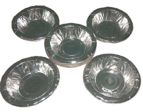 Silver paper outlet bowls