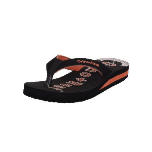 Black Ortho Soft Rubber Slippers For Both Male And Female