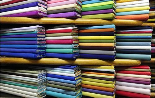 Normal Shine Skin Friendly Plain Soft Cotton Unstitched Fabrics For Making Garments