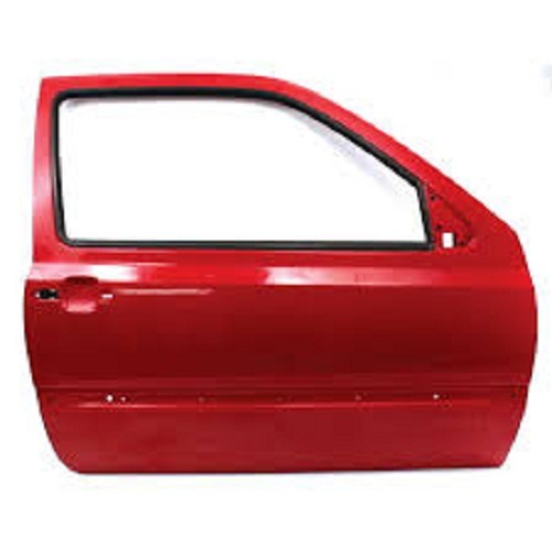 Steel-reinforced Car Front Door - 50 Inch L X 25 Inch W X 2 Inch H | Grey Finish, Enhanced Security, 1 Year Warranty