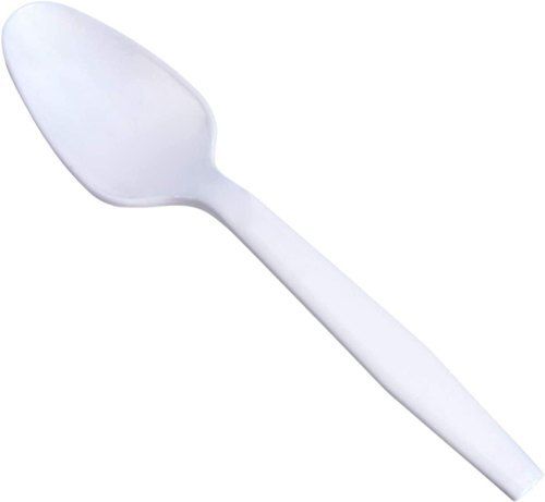 Light Weight White Plastic Disposable Spoon Used In House Party, Event