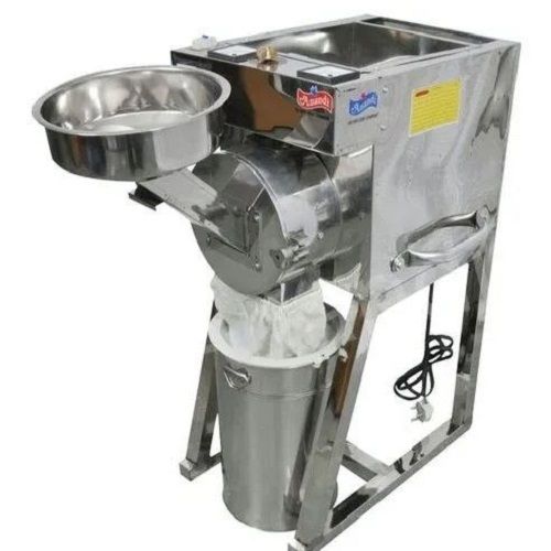 18 Inch 3 Hp Automatic Stainless Steel Flour Mill Machine For Domestic Purpose Capacity: 20 Kg/Hr