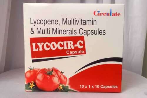 Lycocir-C Lycopene, Multivitamin And Multimineral Capsule, 10x1x10 Blister Pack