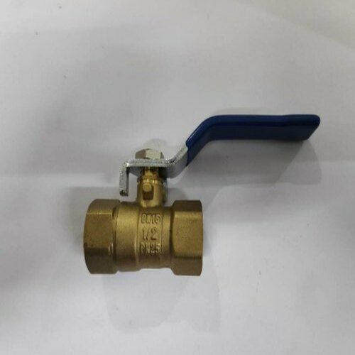 Medium Pressure Clip Switch Golden Brass Forged Ball Valve