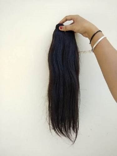 Natural Straight Black Long Human Hair Weave For Parlour And Personal