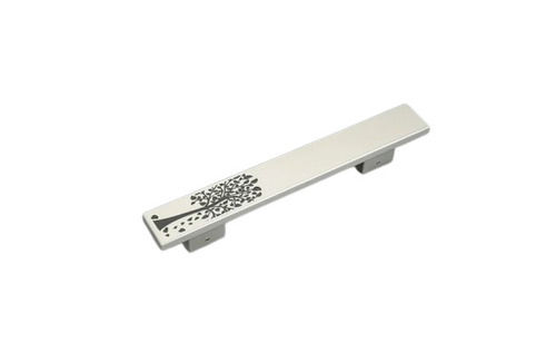 Silver Color Stainless Steel Door Handles With Anti Rust Properties Size: 8