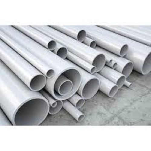 Grey Strong And Flexible Round Shape Long Durable Pvc Pipes For Construction Use