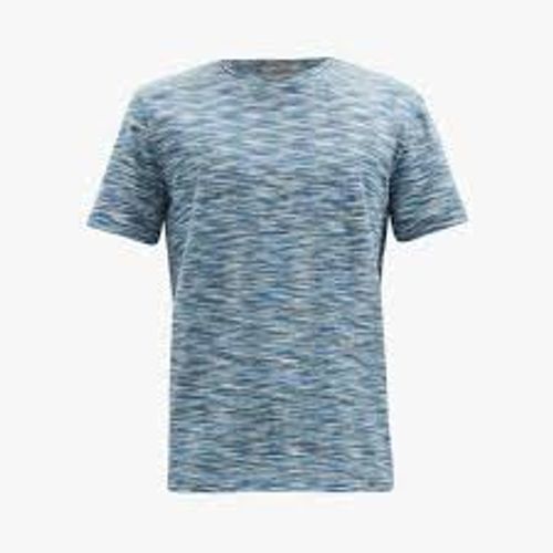  Easy Going Round Neck Short Sleeve Mens Plain Light Blue Colour T Shirt  Age Group: +16