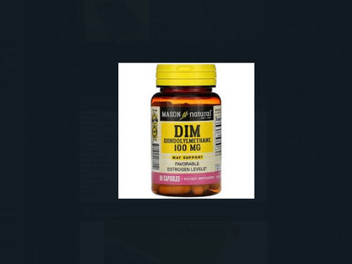 Mason Natural Dim Diindolylmethane With Calcium For Favorable Estrogen Levels, 100 Mg  Dosage Form: Tablet