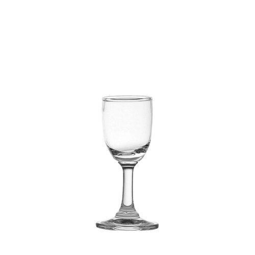 White 6 Piece Set 30 Ml Clear Scratch Resistant Water Glass