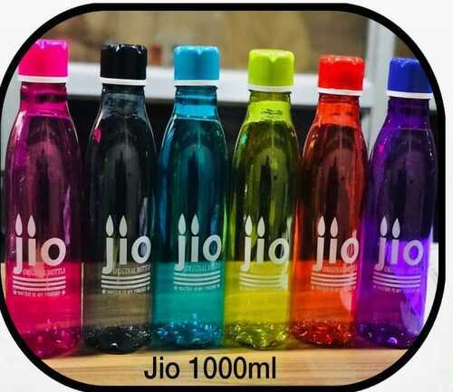 Capacity 1000ml Multicolor Abs Plastic Water Bottle Length 12 Inch With Long Nech
