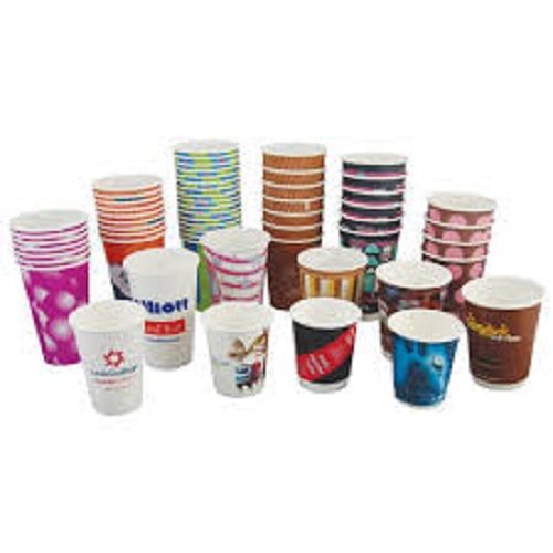 Multi Coloured Eco-Friendly Light Weight Biodegradable And Recyclable Disposable 60 Ml Size Paper Cups For Party And Functions