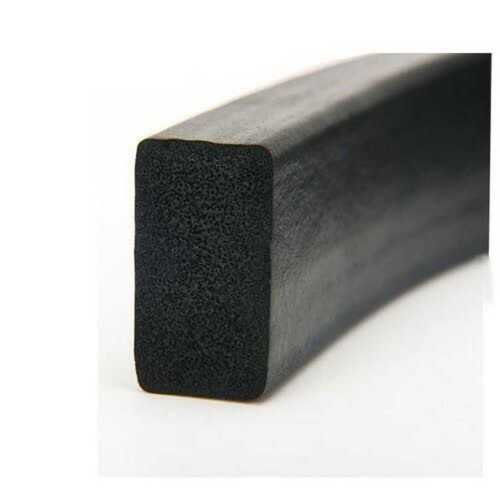 Excellent Resistance Rectangle Black Sponge Rubber For Industrial Use Thickness: 3 - 25 Millimeter (Mm)