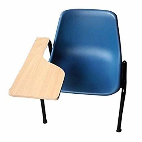 High Quality And Easy To Clean Blue Student Training Institution Writing Pad Chair