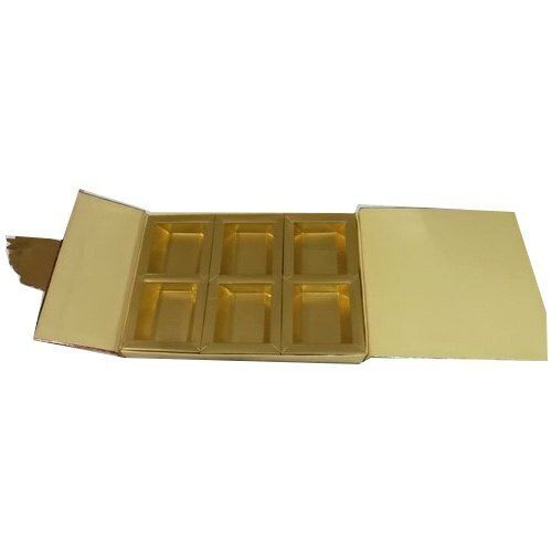 Modern Wedding Sweet Packaging Golden Cardboard Box