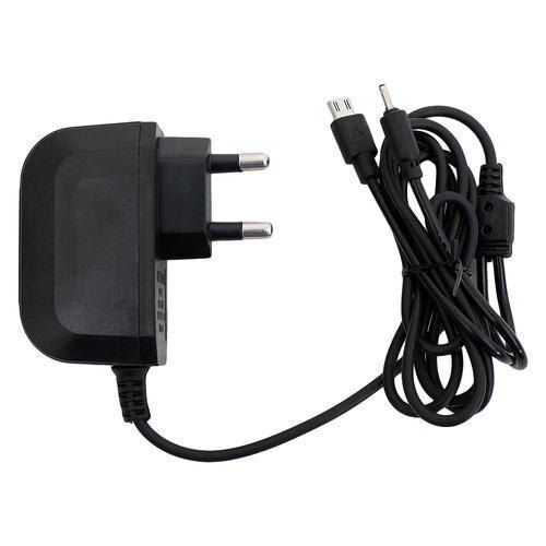 Quick Charging Easy To Use Glossy Finish Light Weight Black Wired Mobile Charger