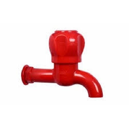 Red Glossy Plastic Strong Water Tap, High Performance Durable And Heavy Duty