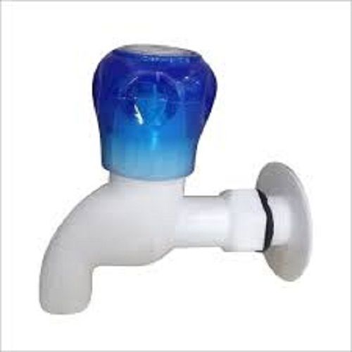 Pvc Wall Mounted Long Durable Blue And White Plastic Water Tap For Domestic And Commercial Use