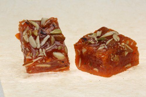 100% Pure Fresh Nutrient Enriched Healthy Sweet Hygienically Packed Dry Fruit Badam Halwa