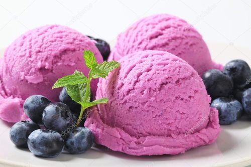 आश्चर्यजनक रूप से स्वादिष्ट नरम मलाईदार मंत्रमुग्ध करने वाला स्वाद प्रीमियम ब्लूबेरी आइसक्रीम 