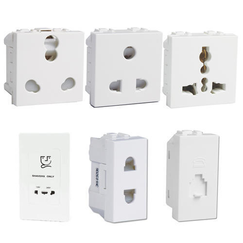 Fire Proof Safe And Secure White Colored Power 3 Socket Strip Application: Use Electricals