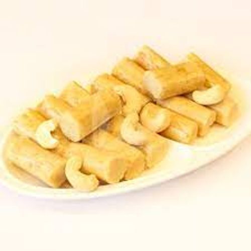 High Nutritional Value Delightful Tasty Sweets Fresh And Pure Kaju Butterscotch Roll Sweet