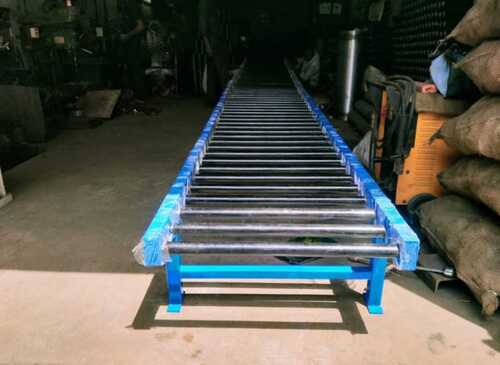 Industrial Corrosion Resistant Roller Conveyor System, 10 Feet Length