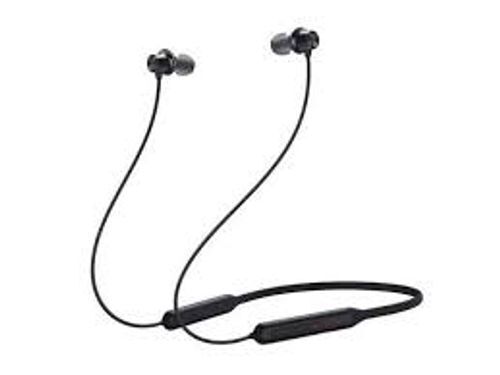 Oneplus Bullets Wireless Z Bass Edition In-Ear Bold Black Earphone With Mic Body Material: Plastic+Wired