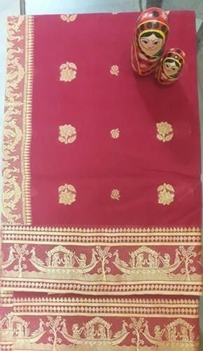 Buy Brown Bangalore Silk Saree Online at Unnatisilks.com|UNM60510