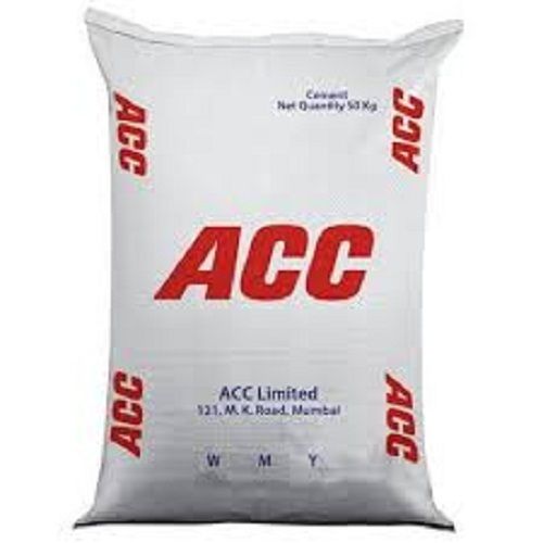 Recyclable Compositable Lightweight Rectangular Printed White Acc Cement Bag