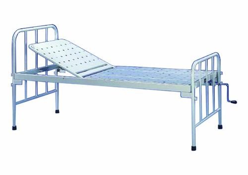 Simons Grey Semi Fowler Hospital Bed With Side Railings, For Hospital Use