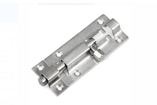 Silver Stainless Steel 3.2 Inches Size Rust Proof Latch Lock For Door