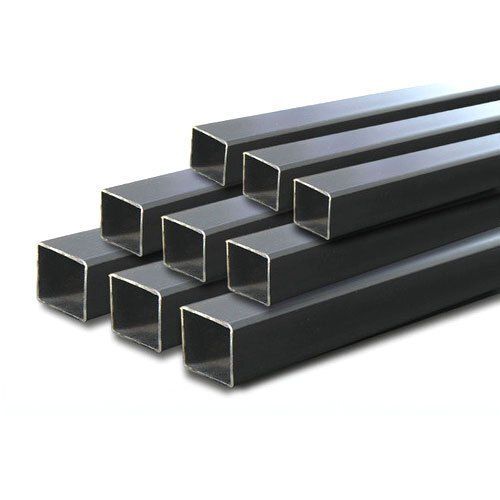 Strong And Flexible Round Shape Long Durable Rectangular Black Ms Square Pipe