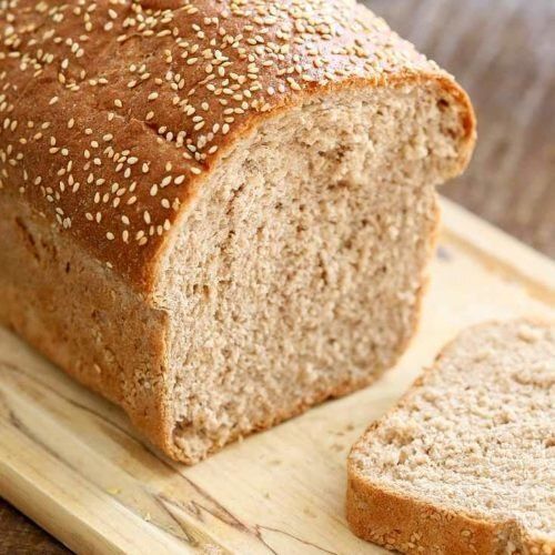 100 प्रतिशत स्वस्थ और स्वादिष्ट ब्राउन होल व्हीट ब्रेड 