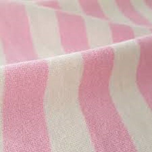 Beautiful Comfortable And Breathable Pink And White Plain Cotton Fabrics