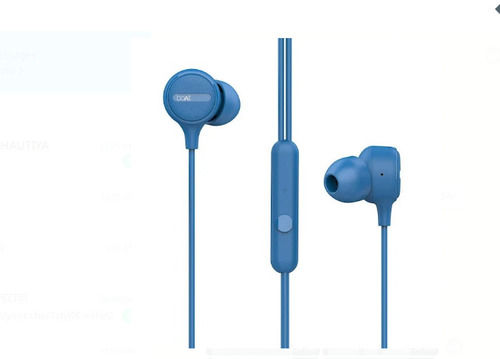 Blue Colour Boat Earphone Length 1.2 Meter Suitable To All Type Mobile Body Material: Rubber