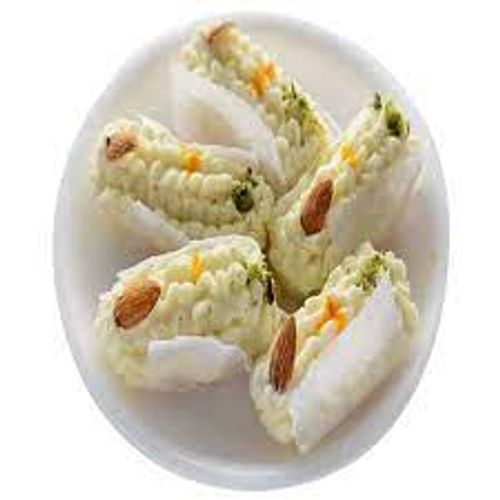 Delicious Tasty Soft Buttery Flavor Rich Sweet White Color Smooth Badam Burfi