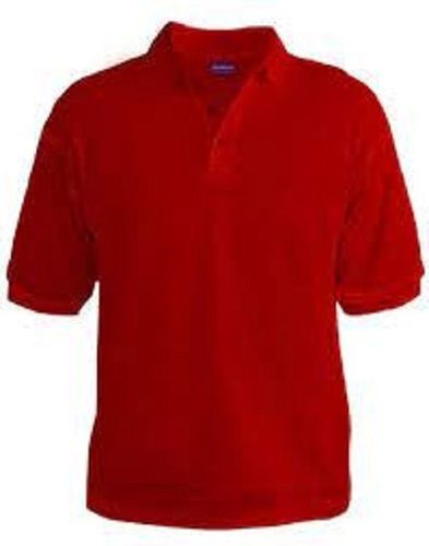 Half Sleeve Polo Neck Cotton T Shirts For Gents