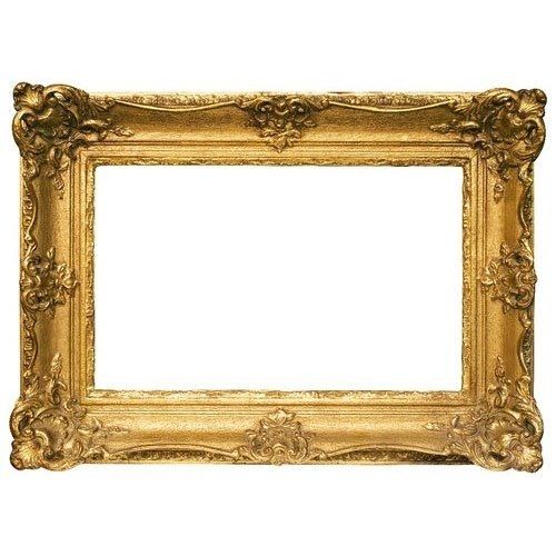 Yes Highly Durable Light Weight Strong Designer Golden Wooden Photo Frame 