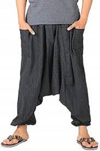 Slant Pockets Cropped Harem Pants  Styched Fashion