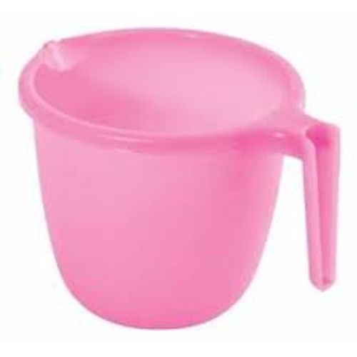 Pink Color Strong And Long-Lasting 100 Percent Virgin Plastic Mug Warranty: 6 Month