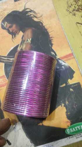Women Ruggedly Constructed Elegant Look And Skin Friendly Purple Bangles Set