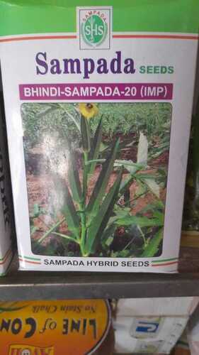 100% Pure Natural Sampada Hybrid Lady Finger Seeds For Agricultiure
