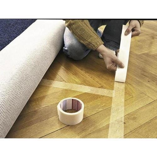 Pvc 25 Mm Single Sided Fine Finish White Floor Marking Adhesive Tape