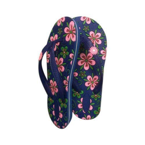 Amazing Pair Durable Stylish Designed Good Material Daily Wear Floral Printed Slipper 