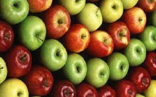 Healthy Natural Rich In Vitamin And Minerals Fresh Apple With Different Colors