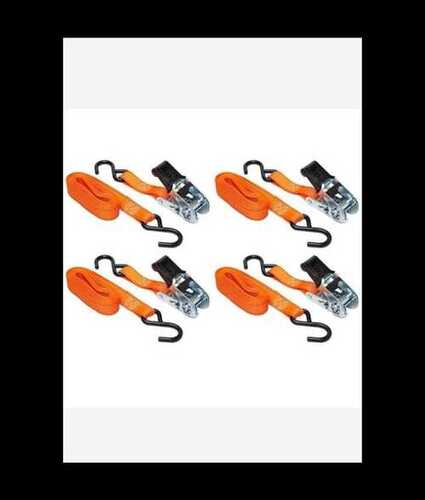 Durable Long Service Life And Sturdy Construction Orange Color Polyester Ratchet Lashing Belt