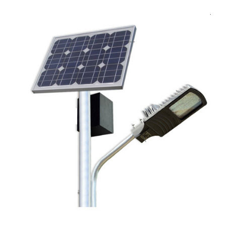 9 Watt Pole Mounted Galvanized Mild Steel Blue Solar Street Light Max Voltage: 12 Volt (V)