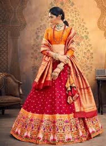 Party Wear Ladies Fancy Semi Stitched Net Lehenga Choli, Dry Clean, 2.5 M  at Rs 5000 in Surat