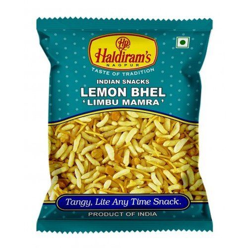 Delicious Mouth Watering Spicy Taste Crunchy Haldiram Lemon Bhel Namkeen Fat: 6 Grams (G)